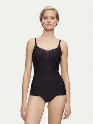 Triumph Bielizna modelująca górna Shape Smart 10209674 Czarny. Czarna bielizna korygująca Triumph, bez wzorów, z syntetyku. Za 209.99 zł.