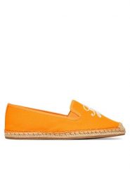 Tommy Hilfiger Espadryle Th Script Summer Espadrille FW0FW09240 Pomarańczowy. Brązowe espadryle damskie Tommy Hilfiger, bez wzorów, z materiału, bez obcasa. Za 289.99 zł.