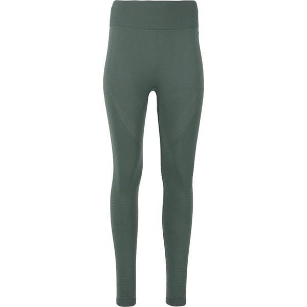 Legginsy damskie do jogi Athlecia Nagar Seamless. Szare legginsy damskie Endurance, bez wzorów, z nylonu, na fitness i siłownię. W wyprzedaży za 99.90 zł.