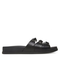 Klapki Call It Spring. Czarne klapki damskie Call it Spring, bez wzorów, bez obcasa, bez zapięcia. Za 179.99 zł.