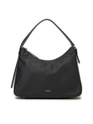 Calvin Klein Torebka Ck Sense Md Shoulder Bag_Nylon K60K612797 Czarny. Czarne torebki klasyczne damskie Calvin Klein, z nylonu, bez dodatków. Za 279.99 zł.