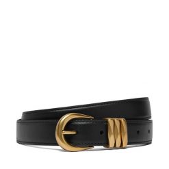 Pasek LAUREN RALPH LAUREN. Czarne paski damskie Lauren Ralph Lauren, bez wzorów. Za 519.99 zł.