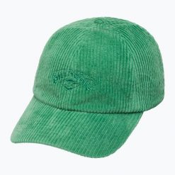 Czapka z daszkiem damska Billabong Essential Cord. Zielone czapki z daszkiem damskie Billabong, na lato, bez wzorów, z bawełny. Za 99.99 zł.