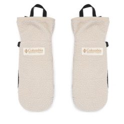 Rękawiczki Columbia. Brązowe rękawiczki damskie Columbia, bez wzorów, z dzianiny. Za 199.99 zł.