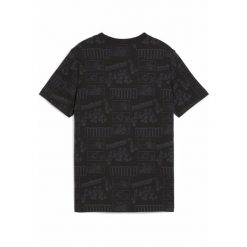 Młodzieżowa koszulka Mid 90s PUMA Black. Czarna bluzki damskie Puma, m, bez wzorów, z gumy, bez kołnierzyka, bez ramiączek. W wyprzedaży za 94.00 zł.