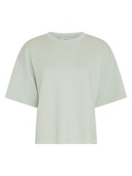 MOSS COPENHAGEN Koszulka w kolorze zielonym rozmiar: XS/S. Zielone bluzki damskie Moss Copenhagen, s, bez wzorów, bez kołnierzyka, bez ramiączek. Za 159.95 zł.