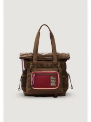 Desigual Plecak 26SAKY11 Brązowy. Brązowe plecaki Desigual, bez wzorów, z materiału. Za 699.99 zł.