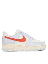 Nike Sneakersy Wmns Air Force 1 '07 HV0843 085 Błękitny. Niebieskie obuwie sportowe damskie Nike, ze skóry, bez zapięcia. Za 519.99 zł.