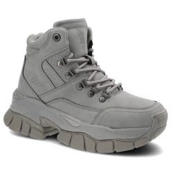 Szare Botki Big Star Damskie Modne Buty Sportowe. Szare obuwie sportowe casual damskie Big Star, ze skóry ekologicznej. Za 189.00 zł.