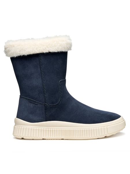 Geox Kozaki J Laquinny Wpf J56NFB 00022 C4021 S Granatowy. Niebieskie kozaki dziewczęce Geox, bez wzorów, ze skóry, bez obcasa, bez zapięcia. Za 289.99 zł.