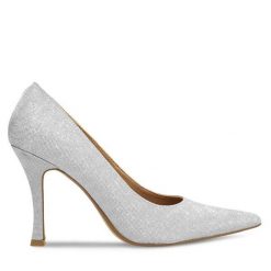 Szpilki Sergio Bardi. Szare szpilki damskie Sergio Bardi, bez wzorów, bez obcasa, na szpilce, bez zapięcia. Za 229.99 zł.