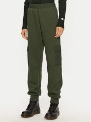 Champion Spodnie dresowe 117499 Khaki Regular Fit. Brązowe spodnie dresowe damskie Champion, xs, bez wzorów, z dresówki. Za 219.99 zł.