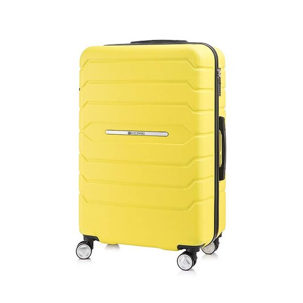 Walizka kabinowa BETLEWSKI Żółty BWA-16 S. Żółte walizki Betlewski, bez wzorów, z materiału. Za 179.99 zł.