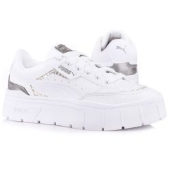 Buty damskie sportowe do chodzenia Puma MAYZE LUXE. Białe obuwie sportowe casual damskie Puma, trekkingowe. W wyprzedaży za 279.00 zł.