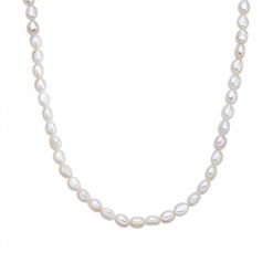 Valero Pearls Naszyjnik z pereł srebro wysokiej próby Perła hodowlana słodkowodna żółte złoto Naszyjniki 1 ct Damski. Żółte naszyjniki damskie Valero Pearls, z perłą, pozłacane. Za 348.99 zł.