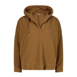 Bluza damska z kapturem CMP. Brązowe bluzy damskie CMP, bez wzorów, z kapturem. Za 323.50 zł.