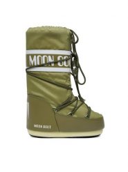 Moon Boot Śniegowce 80D1400440 Khaki. Brązowe kozaki dziewczęce Moon Boot, bez wzorów, ze skóry, bez obcasa, bez zapięcia. Za 469.99 zł.