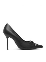 Juicy Couture Szpilki CEO-C5180-1 Czarny. Czarne szpilki damskie Juicy Couture, bez wzorów, bez obcasa, na szpilce, bez zapięcia. Za 229.99 zł.