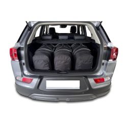 Torby Do Bagażnika Ssangyong Korando Ev 2022+ 3Szt Kjust. Czarne torby podróżne KJUST, bez wzorów. Za 1,122.00 zł.