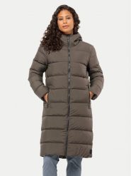 Jack Wolfskin Kurtka puchowa Frozen Palace Coat 1204133 Brązowy Regular Fit. Brązowe kurtki damskie Jack Wolfskin, m, bez wzorów, z puchu, bez kaptura. Za 1,399.00 zł.