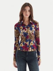 Just Cavalli Koszula 79PAL228 JS531 Kolorowy Slim Fit. Koszule damskie Just Cavalli, bez wzorów, z wiskozy, bez kołnierzyka, bez ramiączek. Za 969.99 zł.