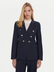Maryley Marynarka 25IB139/M17 Granatowy Regular Fit. Niebieskie marynarki i żakiety damskie Maryley, m, bez wzorów, z wiskozy. Za 629.99 zł.