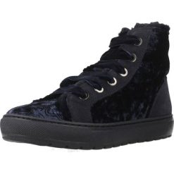 Buty GEOX D BREEDA Niebieski. Niebieskie obuwie trekkingowe damskie Geox, z tkaniny, bez zapięcia. Za 367.99 zł.