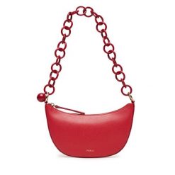 Torebka Furla. Czerwone torebki wieczorowe damskie Furla, bez wzorów, bez dodatków. Za 989.99 zł.