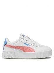 Puma Sneakersy Carina 2.0 PS 386186 12 Biały. Białe buty sportowe dziewczęce Puma, bez wzorów, ze skóry, bez zapięcia. Za 139.99 zł.
