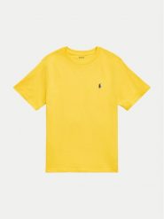 Polo Ralph Lauren T-Shirt 323832904172 Żółty Regular Fit. Żółte t-shirty i koszulki chłopięce Polo Ralph Lauren, bez wzorów, z bawełny, bez kołnierzyka, bez ramiączek. Za 159.99 zł.