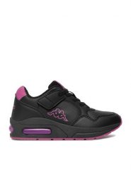 Kappa Sneakersy CEO-CP40-24976W-A(DZ) Czarny. Czarne buty sportowe dziewczęce Kappa, ze skóry, bez zapięcia. Za 139.99 zł.