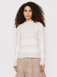 Cappellini Sweter M99223F03 9132B Beżowy Regular Fit. Brązowe swetry klasyczne damskie CAPPELLINI, m, z wełny, bez kołnierzyka. W wyprzedaży za 689.99 zł.