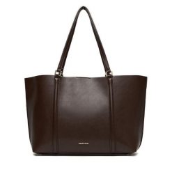 Torebka GINO ROSSI. Brązowe shopper bag Gino Rossi, bez wzorów, bez dodatków. Za 169.99 zł.