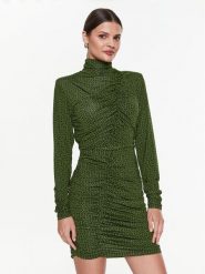 Gestuz Sukienka codzienna Milia 10906832 Zielony Slim Fit. Zielone sukienki damskie Gestuz, bez wzorów, z wiskozy, bez ramiączek. Za 389.99 zł.