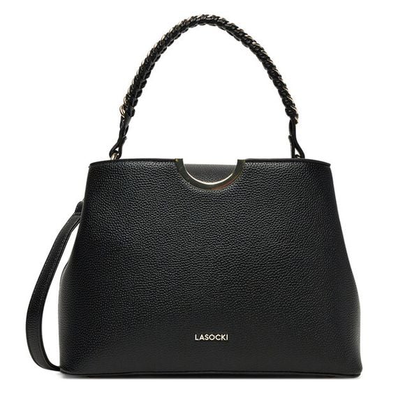 Torebka Lasocki. Czarne torebki klasyczne damskie Lasocki, bez dodatków. Za 199.99 zł.
