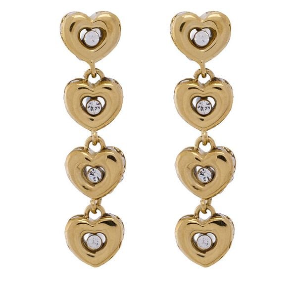 Kolczyki Guess. Żółte kolczyki damskie Guess, złote. Za 199.99 zł.