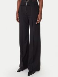 Patrizia Pepe Spodnie materiałowe 8P0813/A715 Czarny Wide Leg. Czarne spodnie materiałowe damskie Patrizia Pepe, bez wzorów, z materiału. Za 1,159.00 zł.