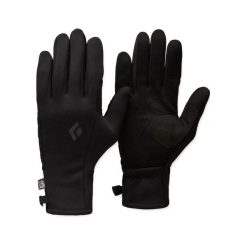 Rękawice sportowe Black Diamond Heavyweight Screentap Liners pięciopalczaste. Czarne rękawiczki damskie Black Diamond, bez wzorów. Za 154.99 zł.
