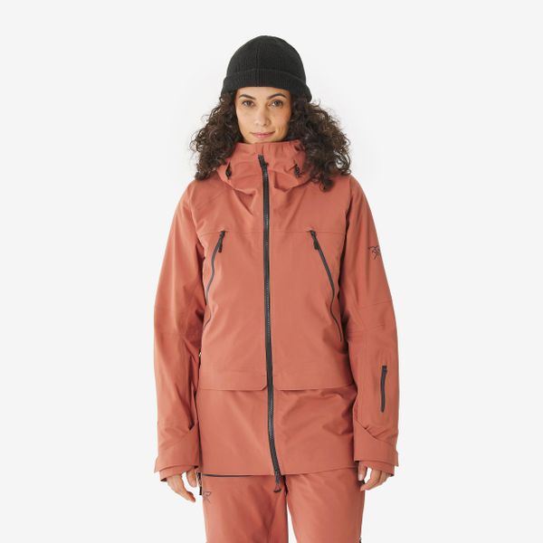 Kurtka narciarska damska Simond FR900 freeride. Brązowe kurtki damskie SIMOND, m, bez wzorów, bez kaptura. Za 879.99 zł.