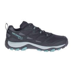 Buty trekkingowe damskie Merrell West Rim Sport Gtx. Czarne obuwie trekkingowe damskie Merrell, z materiału, bez zapięcia. Za 468.00 zł.