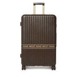 Walizka duża Nine West. Brązowe walizki Nine West, bez wzorów, duże. Za 399.99 zł.