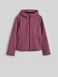 4F Kurtka softshell wiatroodporna membrana 5000 damska - różowa XL. Czerwone kurtki damskie 4F, l, bez wzorów, z softshellu, bez kaptura. Za 299.99 zł.