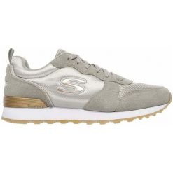 Buty na co dzień damskie SKECHERS RETROS OG 85 skóra. Szare obuwie sportowe damskie Skechers, ze skóry, bez zapięcia, na fitness i siłownię. Za 252.99 zł.