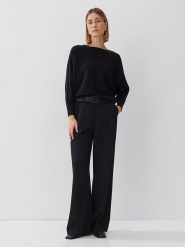 Someday Sweter w kolorze czarnym rozmiar: 42. Czarne swetry klasyczne damskie someday., bez kołnierzyka. Za 175.95 zł.