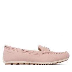 Mokasyny Tamaris. Czerwone mokasyny damskie Tamaris, bez obcasa. Za 369.99 zł.