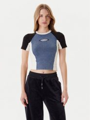 Guess T-Shirt W5YR44 Z2YJ2 Granatowy Regular Fit. Niebieskie t-shirty damskie Guess, xs, z aplikacjami, z wiskozy, bez kołnierzyka. Za 349.99 zł.