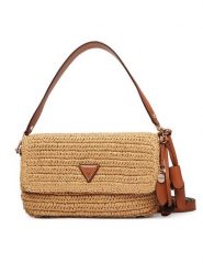 Guess Torebka Ofelia HWWG99 23190 Beżowy. Brązowe listonoszki damskie Guess, z aplikacjami, z syntetyku, bez dodatków. Za 589.99 zł.