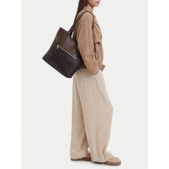 Torebka Lasocki. Brązowe shopper bag Lasocki, bez dodatków. Za 199.99 zł.