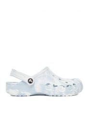 Crocs Klapki C-BAYA MARBLED CLOG 206935-94S Niebieski. Niebieskie klapki damskie Crocs, bez wzorów, z tworzywa sztucznego, bez obcasa, bez zapięcia. Za 189.99 zł.