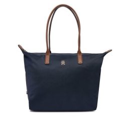 Torebka Tommy Hilfiger. Niebieskie torebki klasyczne damskie Tommy Hilfiger, bez dodatków. Za 339.99 zł.